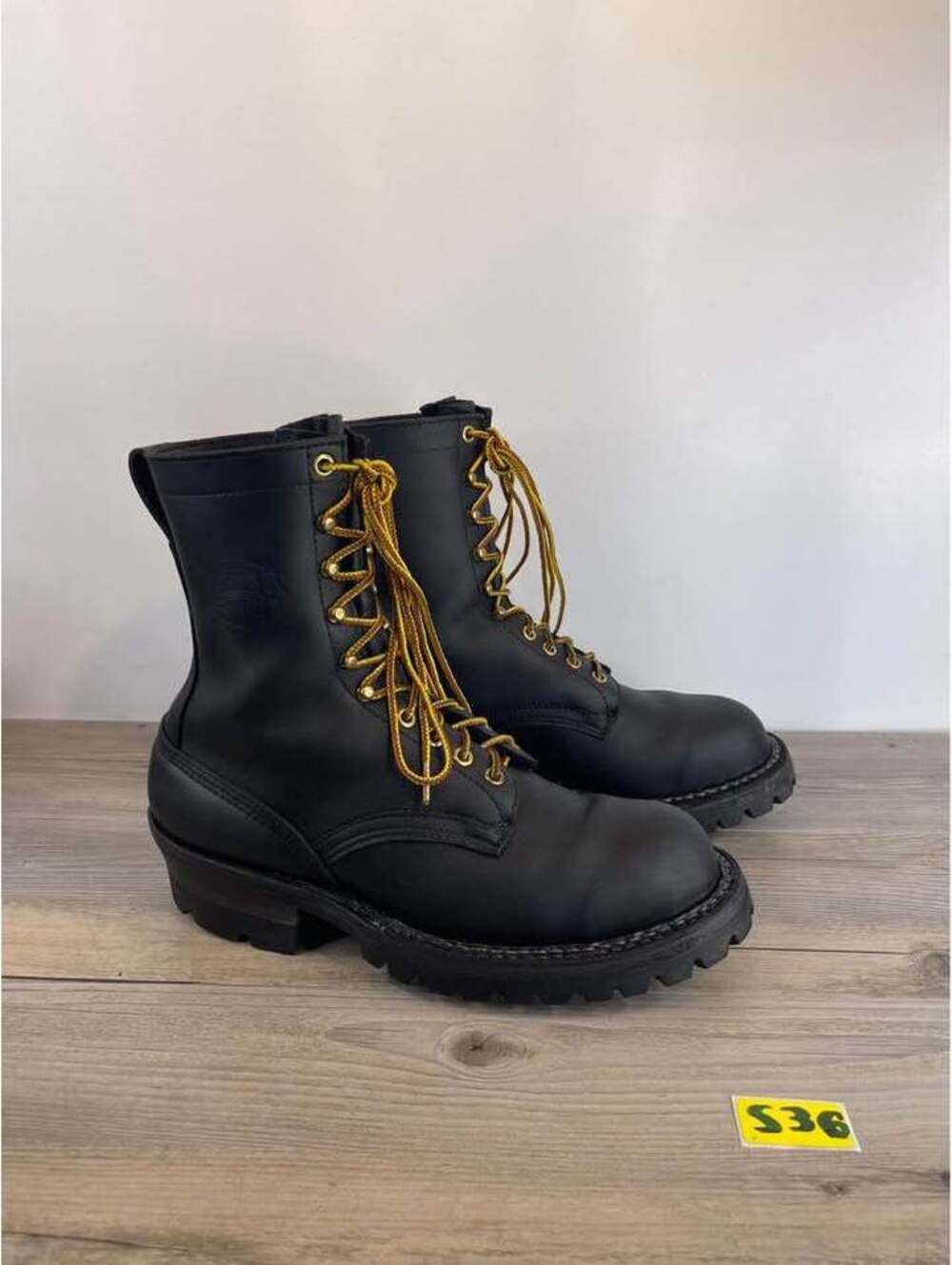 White's Boots Steel Toe Black Leather Smokejumper Work Boots Mens 9 EE